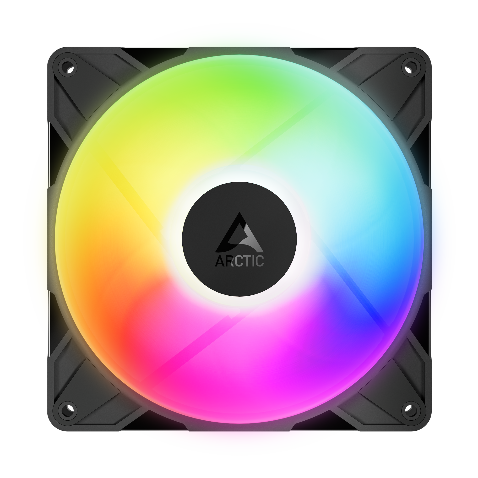 Arctic P14 Pro Reverse A-RGB 140 mm A-RGB PWM Triple Pack Black Case Fan With Cable Splitter ( ACFAN00327A ) - Image 3