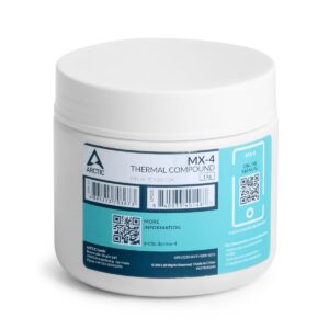 Arctic MX-4 (1kg/Tin) Very high Thermal Conductivity, Long Durability, Safe Application Premium Performance Thermal Paste for All Processors ( ACTCP00072A )