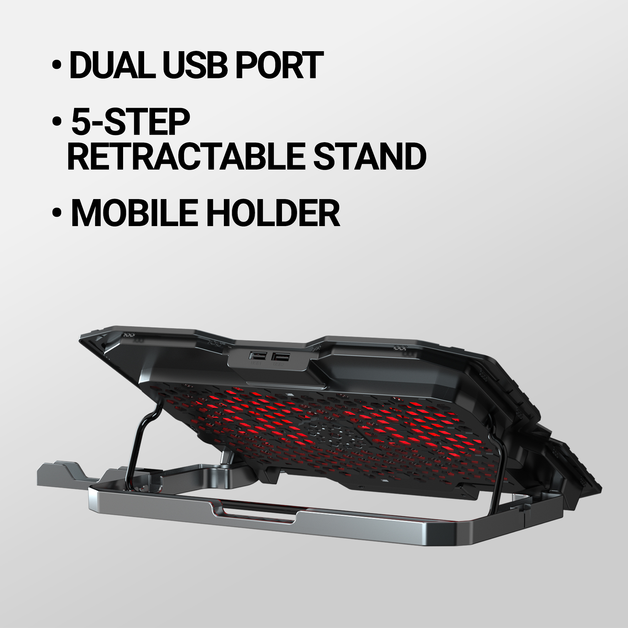 Ant Esports NC150 Black Notebook Cooler Compatible up to 15.6" Laptop ( AEPP0116 ) - Image 5