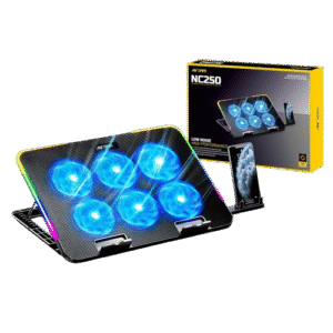 Ant Esports NC250 RGB Black Laptop Cooling Pad Compatible up to 15.6" Laptop  ( AEPP0202 )
