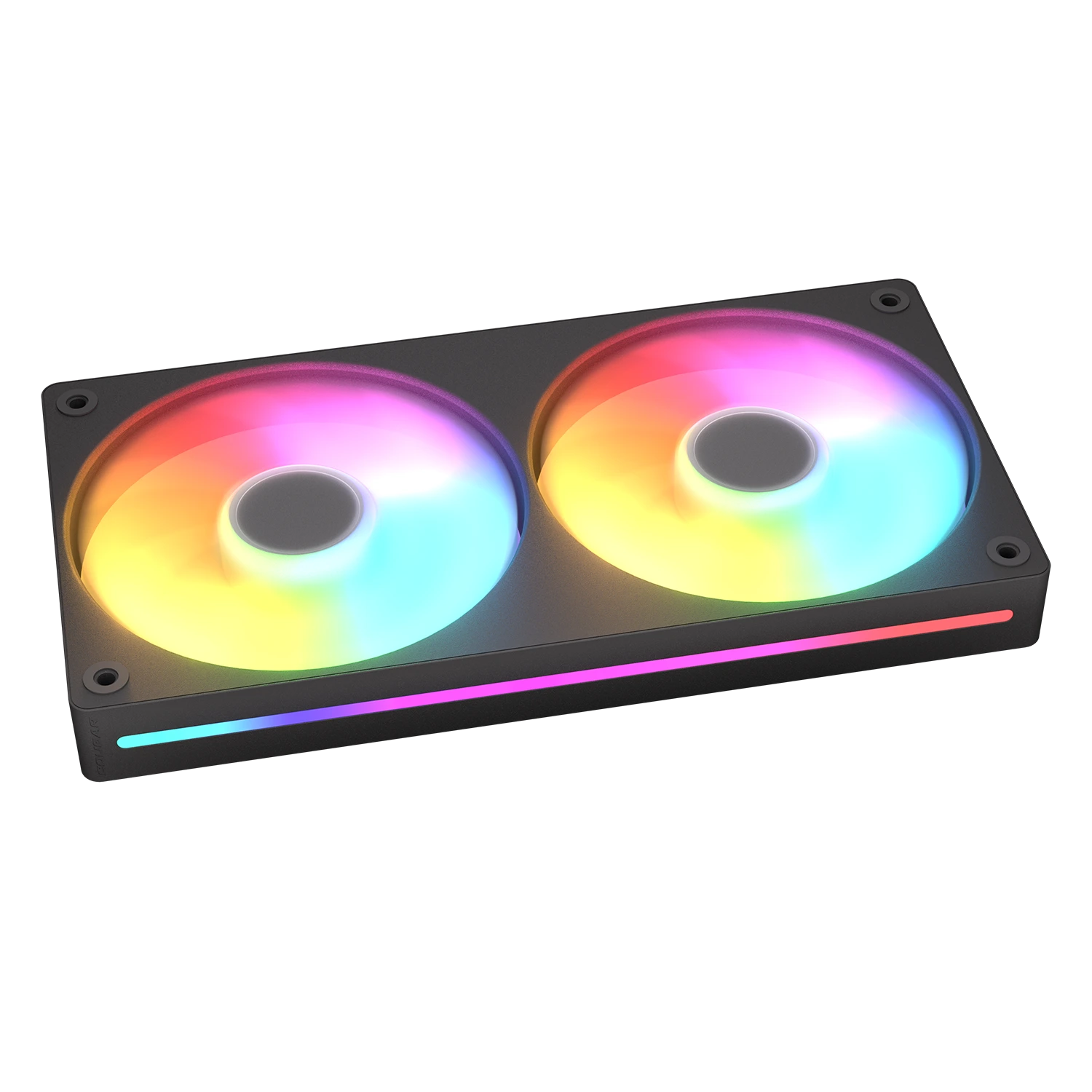 Cougar UNITY 240 ARGB Black Single Frame Dual Pack Cabinet Fan ( Unity240-FB ARGB ) - Image 3