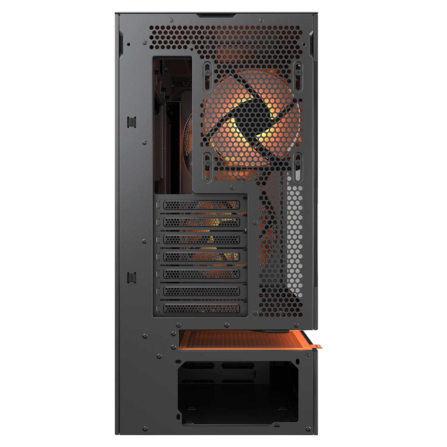 Cougar CFV235 Mesh Black ATX Mid Tower The 3-in-1 Front Panel Module PC Case With Pre Installed ARGB PWM Fans ( CGR-2DA4B-M ) - Image 5