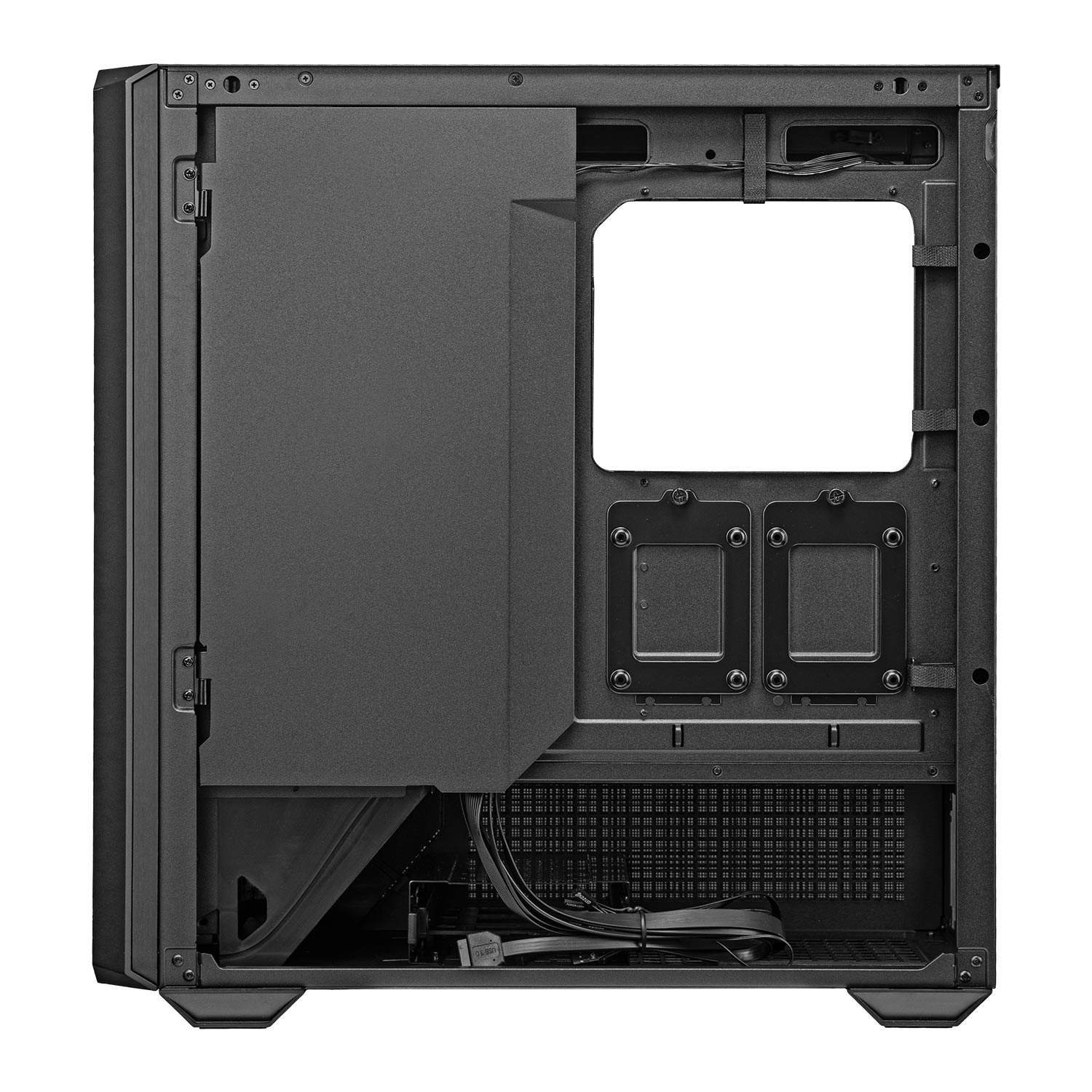 Cougar MX600 RGB Black E-ATX Full Tower Glass Panel PC Case With Pre Installed ARGB PWM Fans ( CGR-57C9B-RGB ) - Image 8