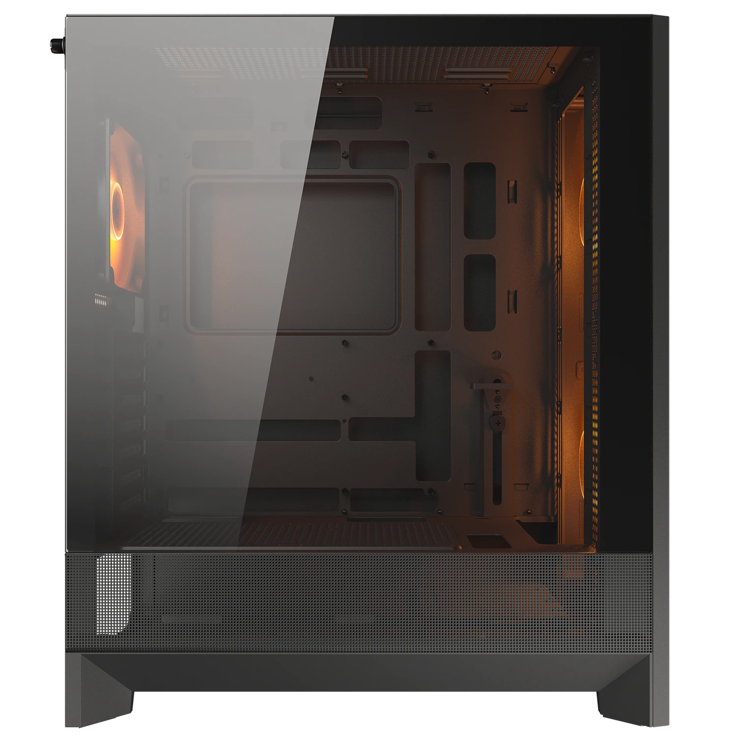 Cougar AIRFACE 180 Black ATX CEB Mid Tower PC Case With Pre Installed ARGB PWM Fans ( CGR-5VA4B-RGB ) - Image 6