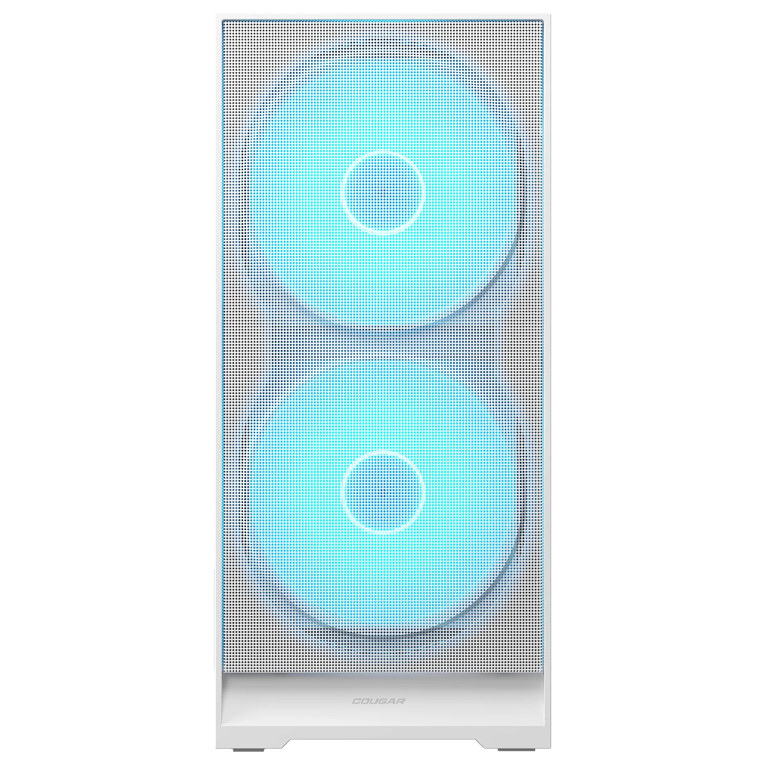 Cougar AIRFACE 180 White ATX CEB Mid Tower PC Case With Pre Installed ARGB PWM Fans ( CGR-5VA4W-RGB ) - Image 2