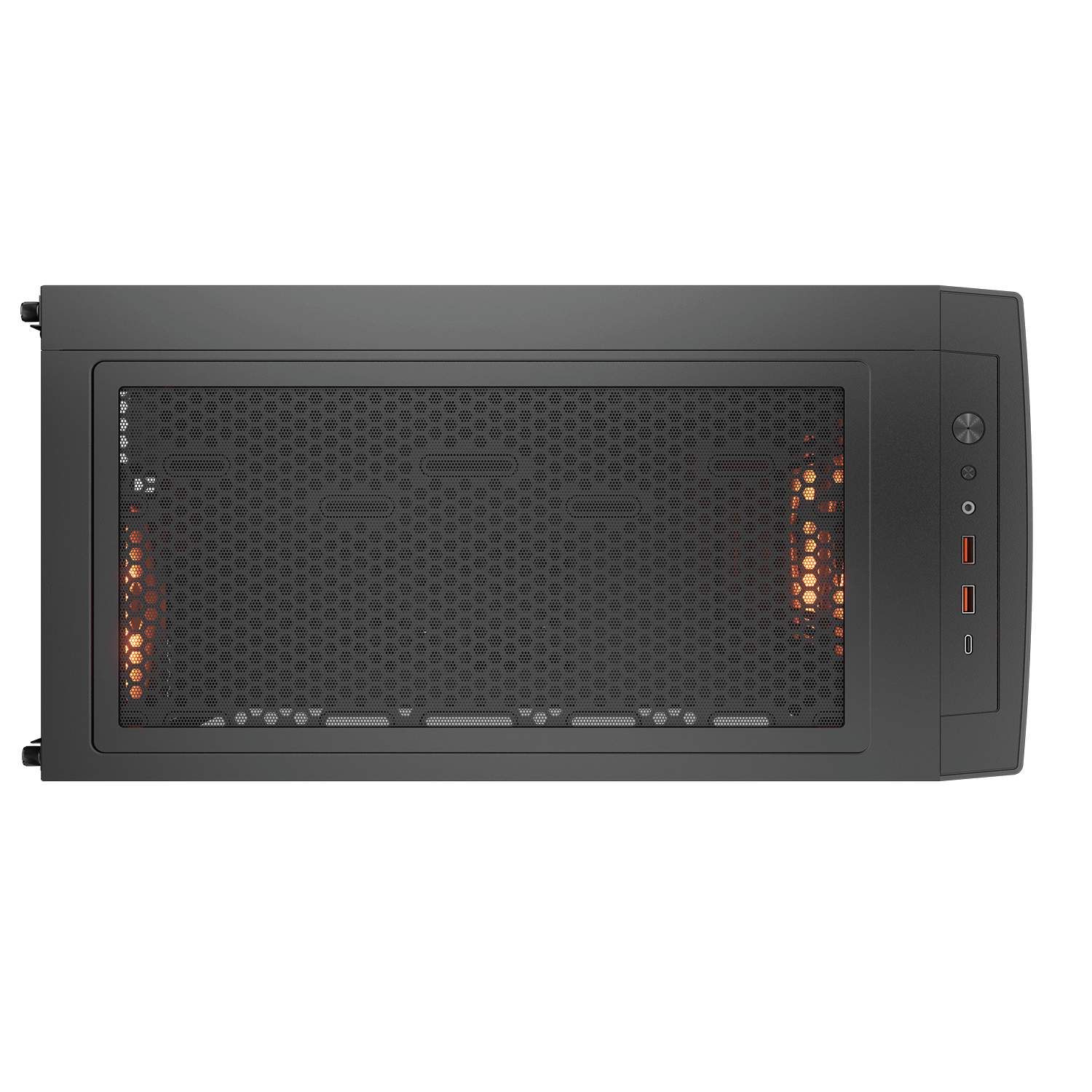 Cougar AIRFACE ECO RGB Black E-ATX Mid Tower Glass Panel PC Case With Pre Installed ARGB PWM Fans ( CGR-5YA2B-RGB ) - Image 3