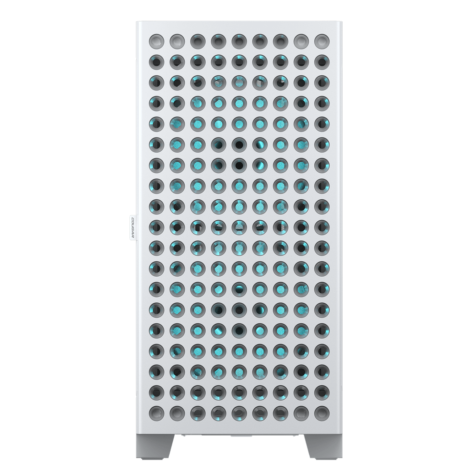 Cougar AIRFACE ECO RGB White E-ATX Mid Tower Glass Panel PC Case With Pre Installed ARGB PWM Fans ( CGR-5YA2W-RGB ) - Image 2