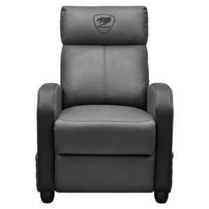 Cougar Ranger Elite Jet Gray Leather-Like Fabric Black Gray Gaming Sofa ( CGR-RAE-GRB )