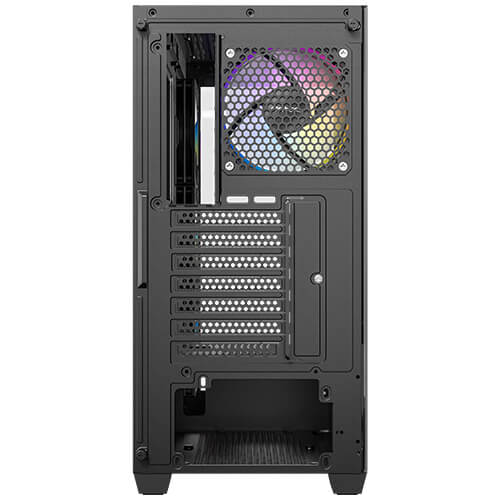 Antec CX300 ARGB Black ATX Mid Tower 4mm Tempered Glass Panel 270° Panoramic View Pc Cabinet With Pre-installed ARGB Reverse Fans - Image 2