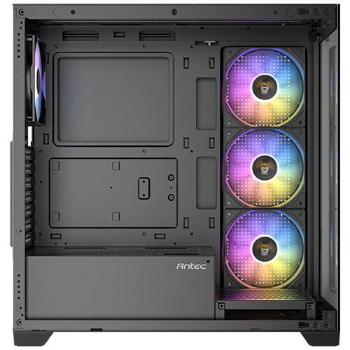 Antec CX300 ARGB Black ATX Mid Tower 4mm Tempered Glass Panel 270° Panoramic View Pc Cabinet With Pre-installed ARGB Reverse Fans - Image 8