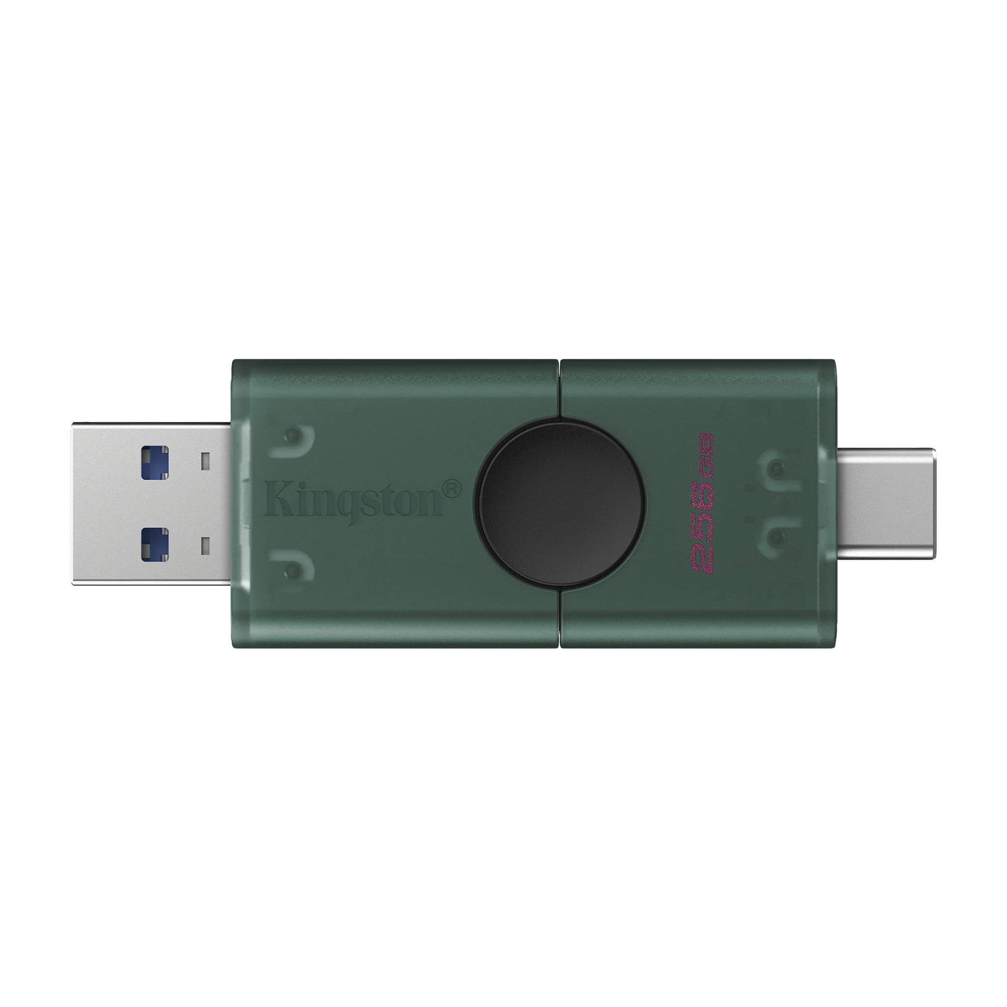 Kingston DataTraveler Duo 256GB USB Type-A USB Type-C 3.2 Gen 1 Pen Drive With Dual USB-A/C Moving Cap Design ( DTDEG2/256GB )