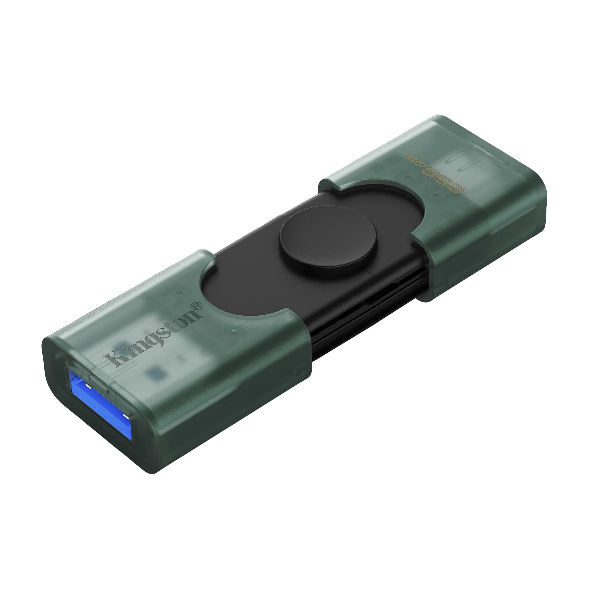 Kingston DataTraveler Duo 256GB USB Type-A USB Type-C 3.2 Gen 1 Pen Drive With Dual USB-A/C Moving Cap Design ( DTDEG2/256GB ) - Image 3