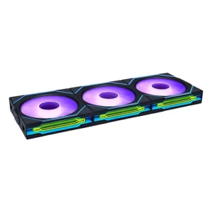Lian Li UNI Fan SL-INF Wireless 120mm Triple Pack RGB Black Cabinet Fan ( G99-12SLIN1W3B-IN )