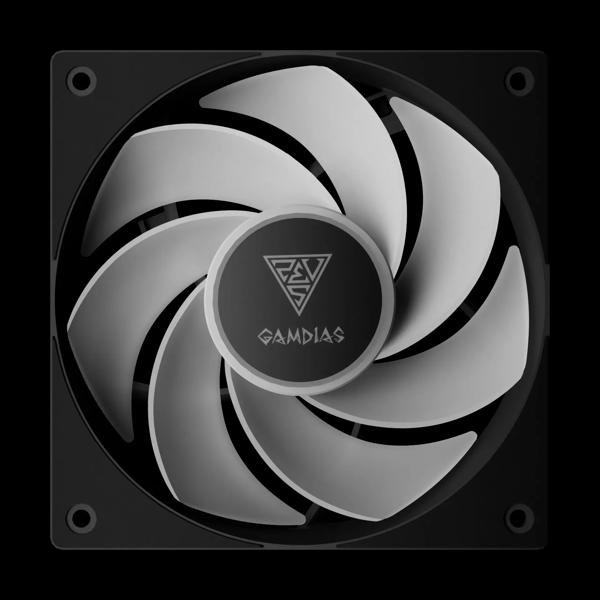 Gamdias Notus M1-1201 ARGB 120mm Hydraulic Bearing Single Pack Black ARGB Cabinet Fan - Image 4