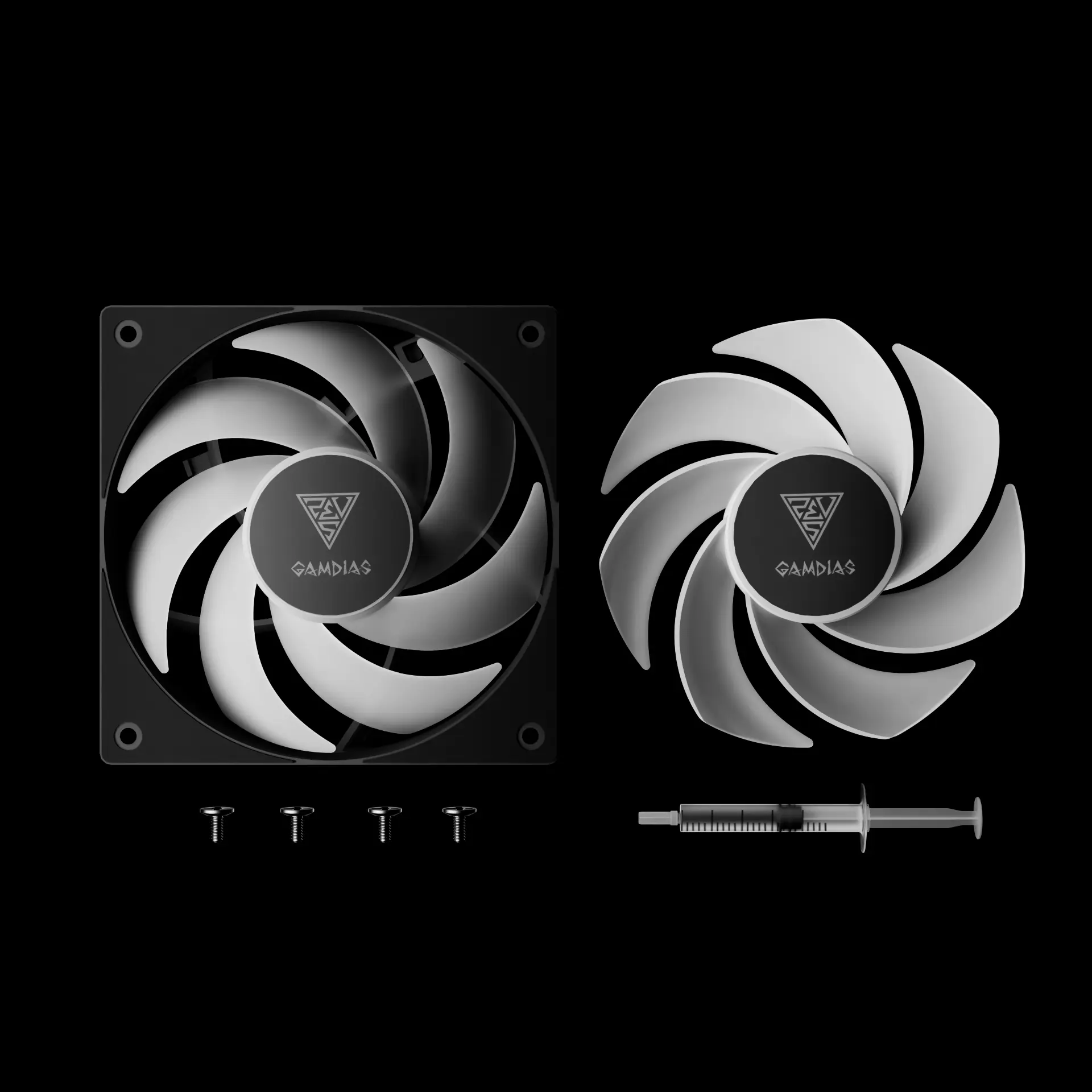 Gamdias Notus M1-1201 ARGB 120mm Hydraulic Bearing Single Pack Black ARGB Cabinet Fan - Image 7