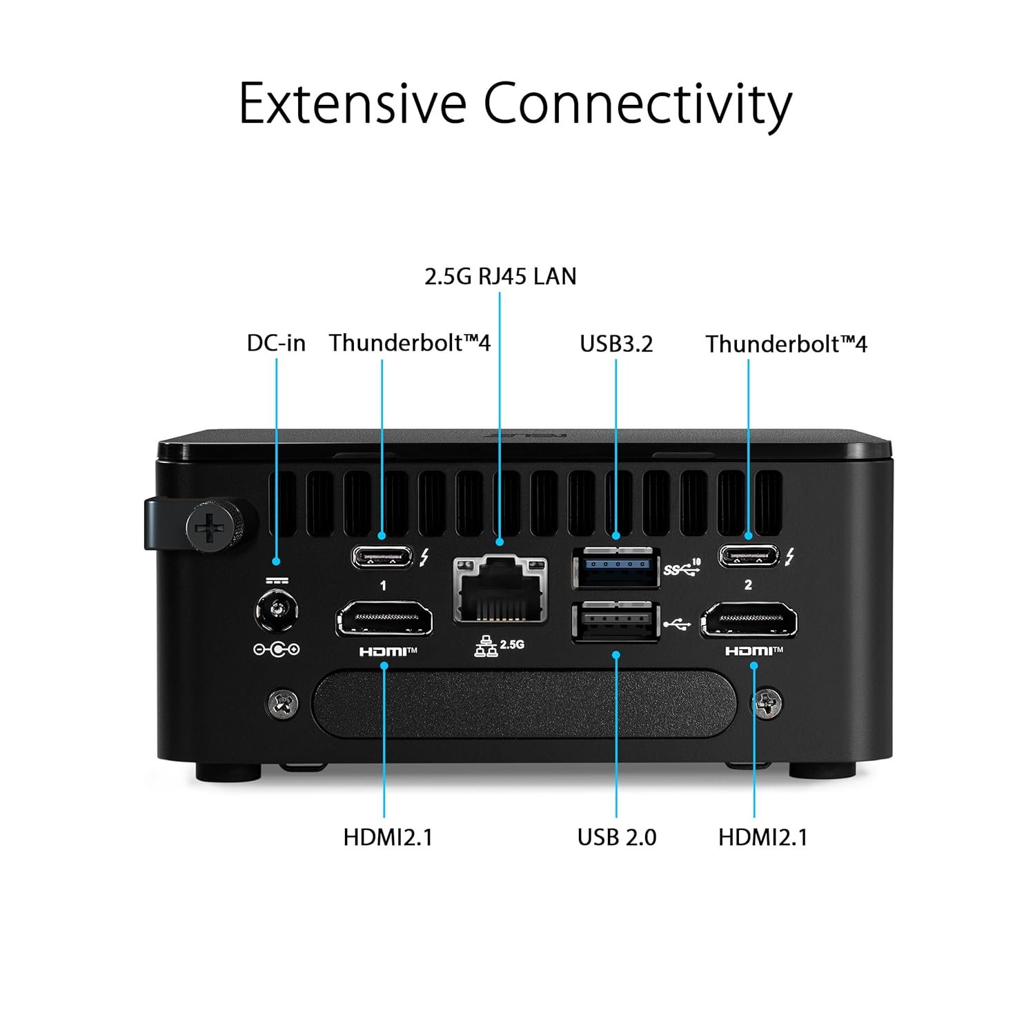 Asus NUC 13 Pro RNUC13ANHI300000I 13th Gen Intel Core i3 Processor Barebone Mini PC - Image 3