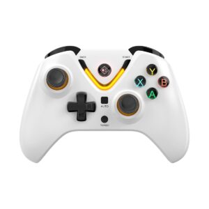Cosmic Byte Ares White Tri Mode Wireless Bluetooth Wired Controller, Hall Effect Joystick, Upgraded 1000Hz Polling Rate Gamepad Controller ( TCBP03546 )