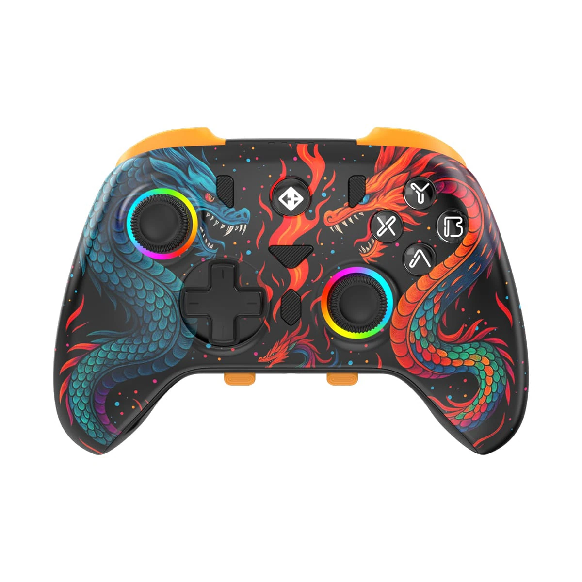 Cosmic Byte Drakon Tri Mode Gamepad Controller With Charging Dock Case TMR Joysticks, Mechanical Buttons, Gyro, RGB For PC, iOS & Android ( TCBP03559 )