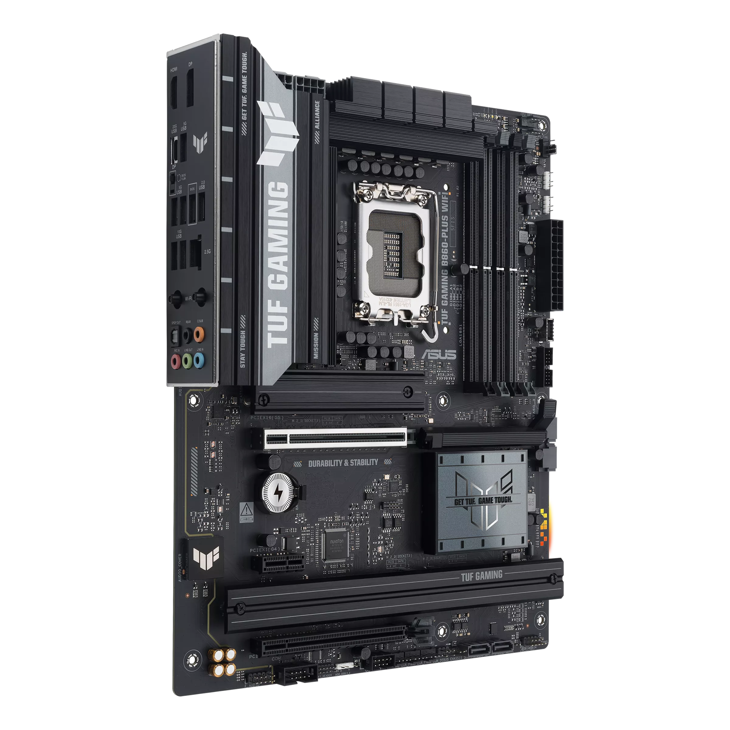 Asus TUF GAMING B860-PLUS WIFI ATX Motherboard ( Intel Socket LGA1851, Support Intel Core Ultra (Series 2) Processors, 4 x DDR5 Ram slots, Max 256GB Memory Support ) - Image 3