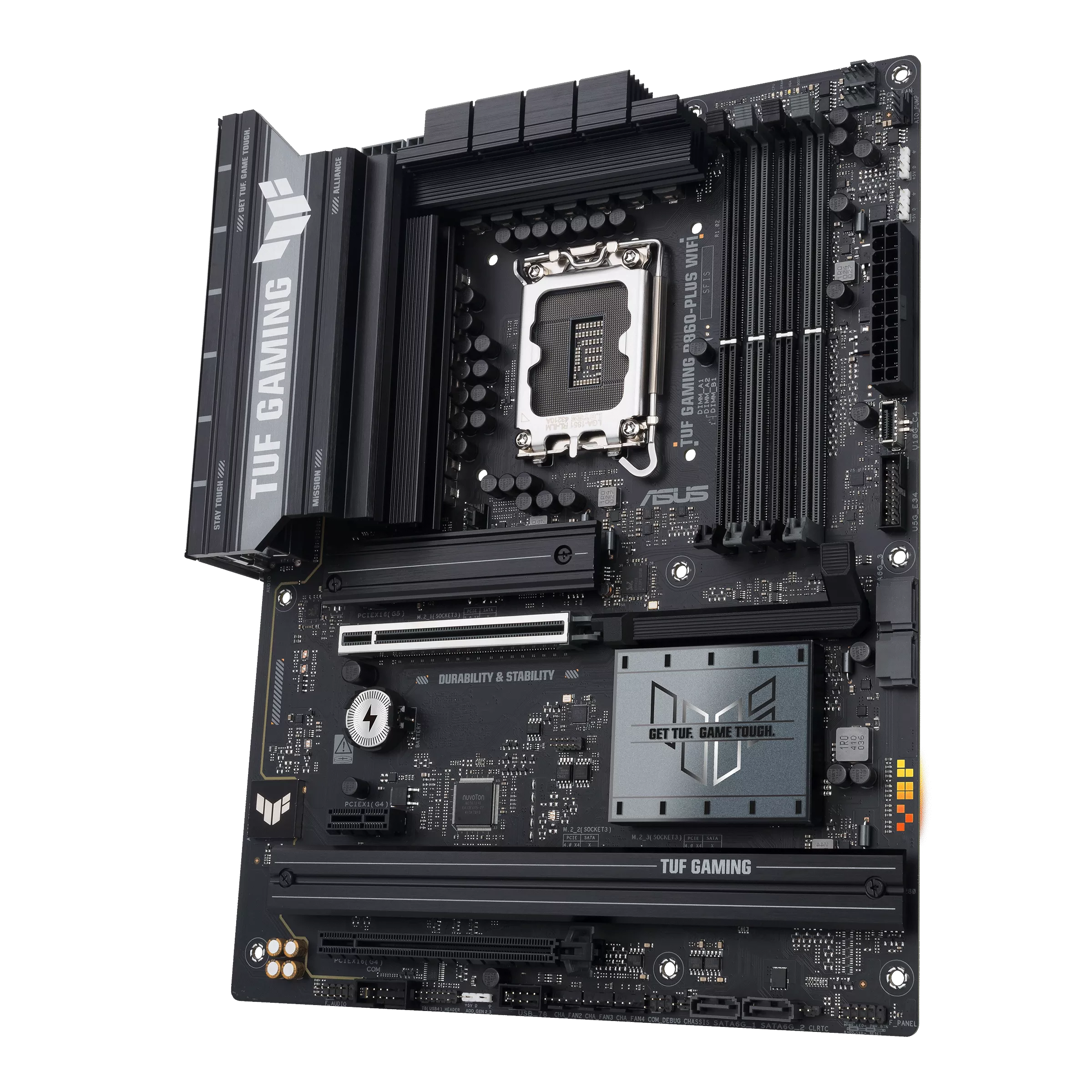 Asus TUF GAMING B860-PLUS WIFI ATX Motherboard ( Intel Socket LGA1851, Support Intel Core Ultra (Series 2) Processors, 4 x DDR5 Ram slots, Max 256GB Memory Support ) - Image 4