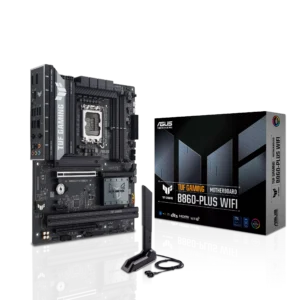 Asus TUF GAMING B860-PLUS WIFI ATX Motherboard ( Intel Socket LGA1851, Support Intel Core Ultra (Series 2) Processors, 4 x DDR5 Ram slots, Max 256GB Memory Support )