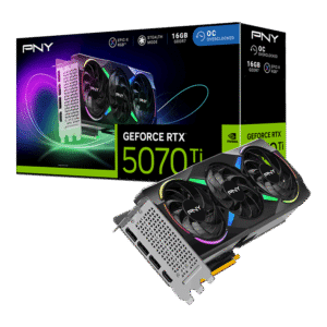PNY GeForce RTX 5070 Ti ARGB EPIC-X RGB 16GB GDDR7 256-bit Overclocked Triple Fan Graphics Card ( VCG5070T16TFXXPB1-O )