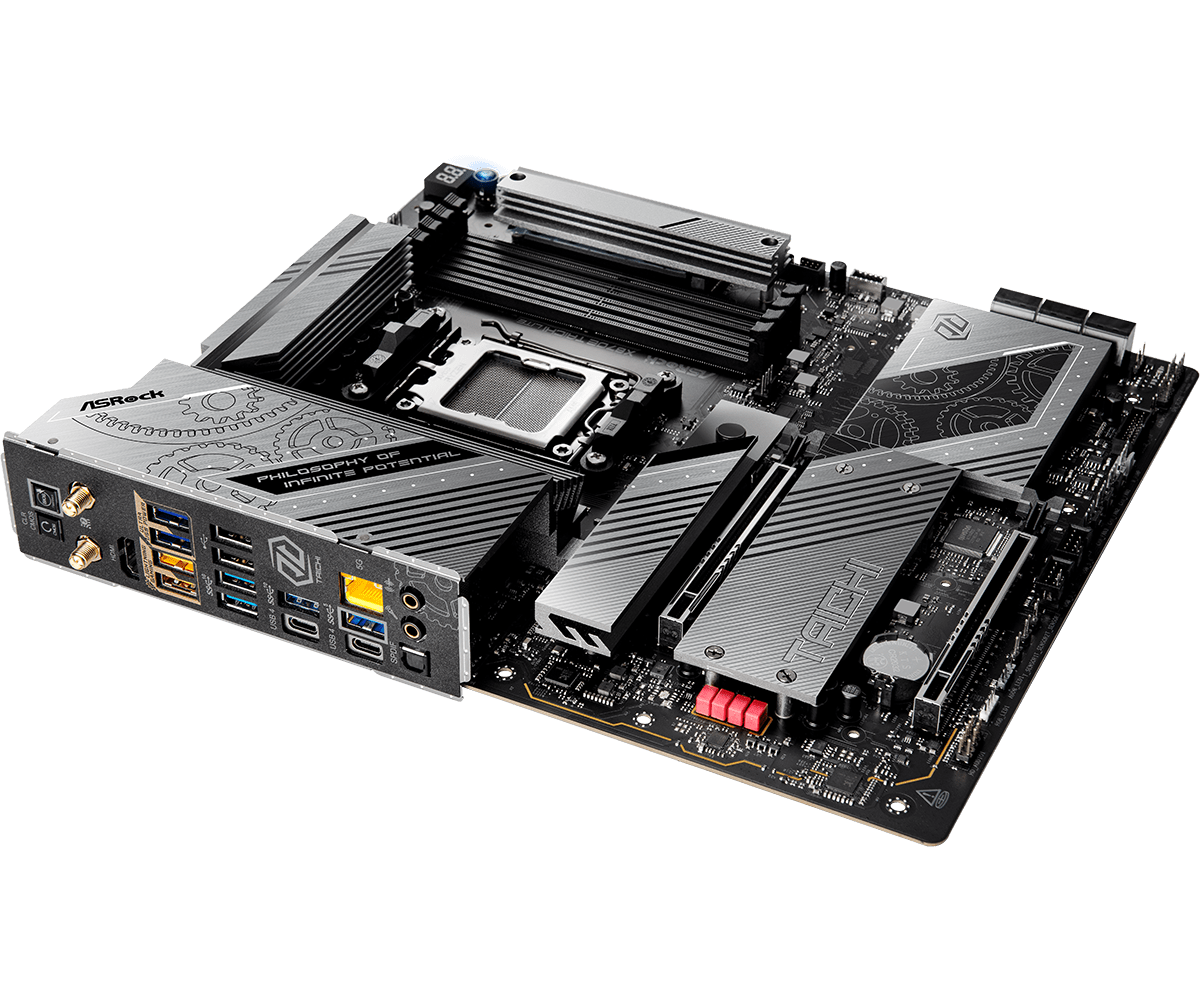 ASRock X870E Taichi Lite E-ATX WIFI Motherboard ( AMD Socket AM5 , Supports Ryzen 9000, 8000 & 7000 Series Cpu , 4 x DDR5 RAM Slots, Max 256GB RAM Support ) - Image 8