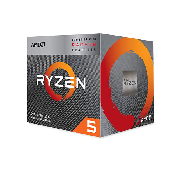 AMD Ryzen 5 3400G Ryzen 3000 Series AM4 Socket Desktop Processor With Radeon RX Vega 11 Graphics YD3400C5FHSBX ( 4 Cores, 8 Threads, Up to 4.2 GHz Max. Boost Clock, 6 MB Cache, )