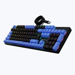 Zebronics Zeb Nitro Plus Black+Blue Wired USB Mechanical Premium Gaming Keyboard With 12 Backlight LED Modes (ZEB-K4001M)