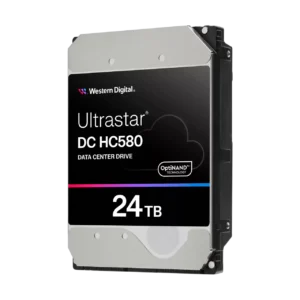 Western Digital Ultrastar DC HC580 24TB 3.5-Inch SATA 512MB Cache Data Center Hard Disk Drive Storage ( 0F62796 )