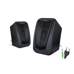 Fingers ACP-FunBeats 6 W USB Power 3.5 mm Stereo Midnight Black Laptop, Desktop Speaker 