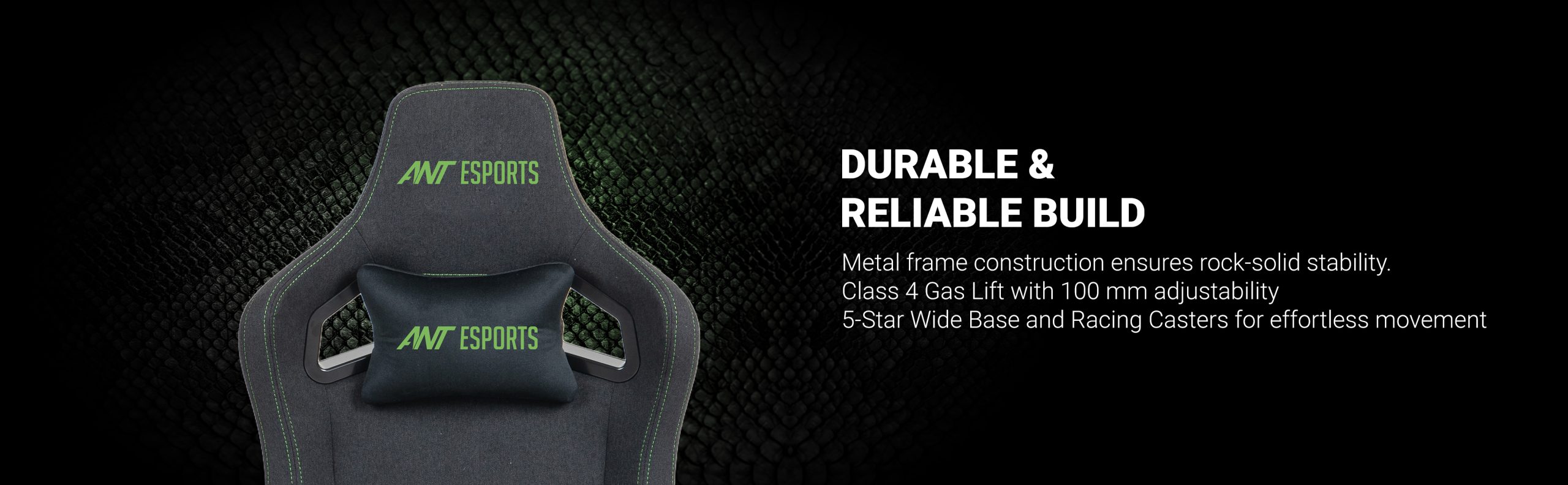 Ant Esports Python Premium Black Gaming Chair ( ANTC0048 ) - Image 4