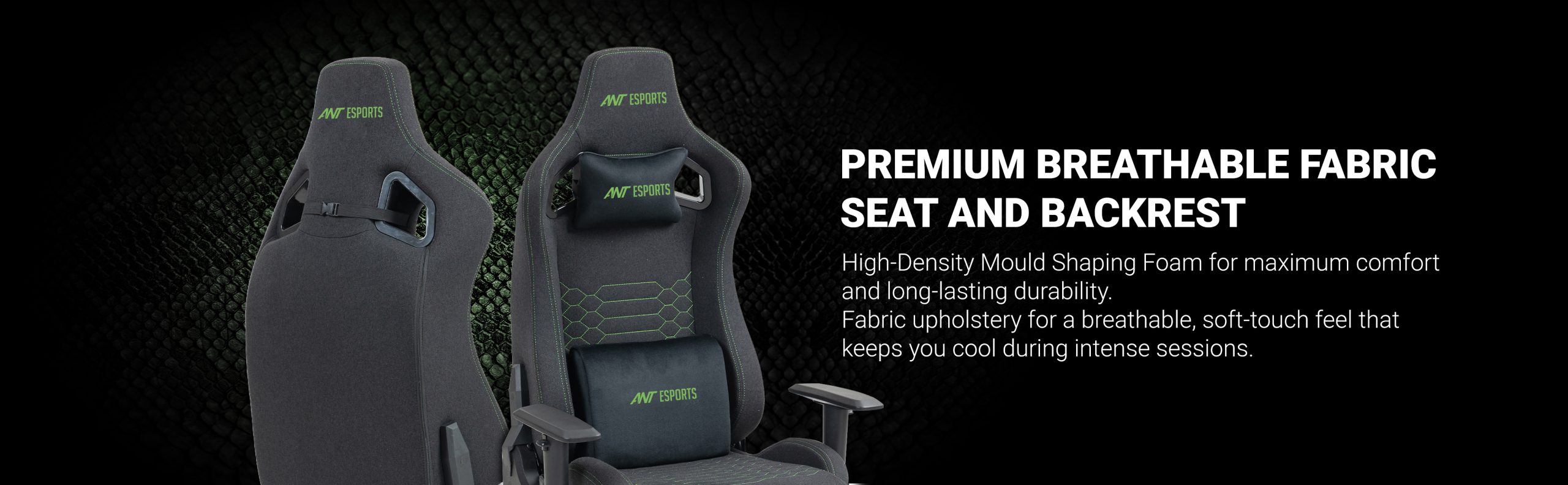 Ant Esports Python Premium Black Gaming Chair ( ANTC0048 ) - Image 2