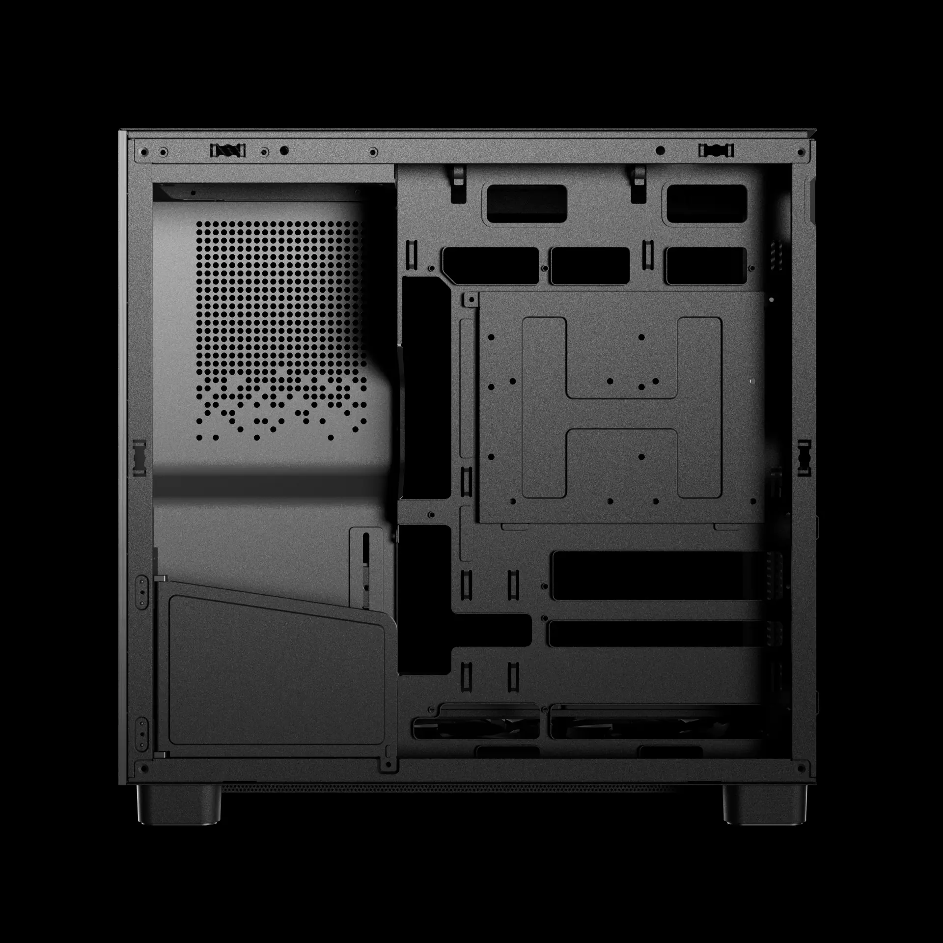 Gamdias ATLAS M4 Black ARGB ATX Mid Tower Tempered Glass Side Panel Pc Cabinet With Pre-installed PWM ARGB Fans - Image 9