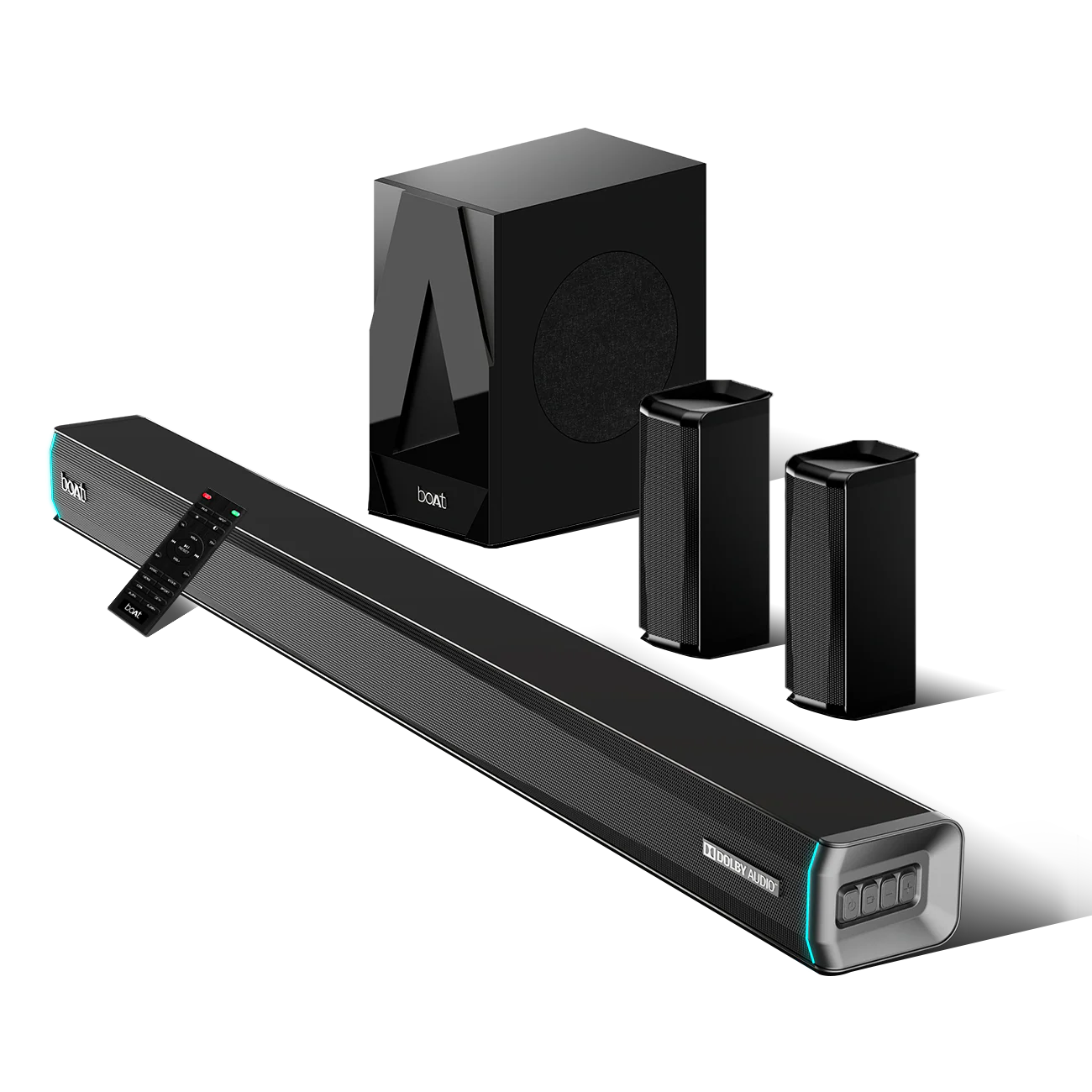 boAt Aavante Bar 5400D Premium Black 550W Bluetooth 5.1 Surround Sound Soundbar