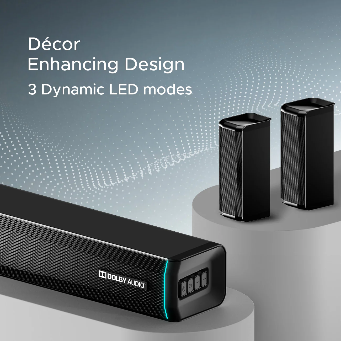 boAt Aavante Bar 5400D Premium Black 550W Bluetooth 5.1 Surround Sound Soundbar - Image 3