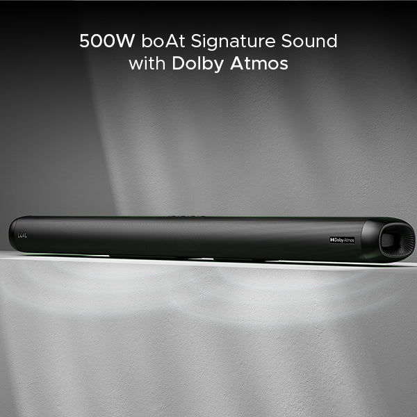 boAt Aavante Bar 5500DA Premium Black 500W 5.1.2 Channel Immersive Sound Dolby Atmos Soundbar - Image 3