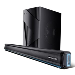 Boat Aavante Bar A3070 Dolby Premium Black 300W Dolby Audio, 2.1CH Soundbar Speaker