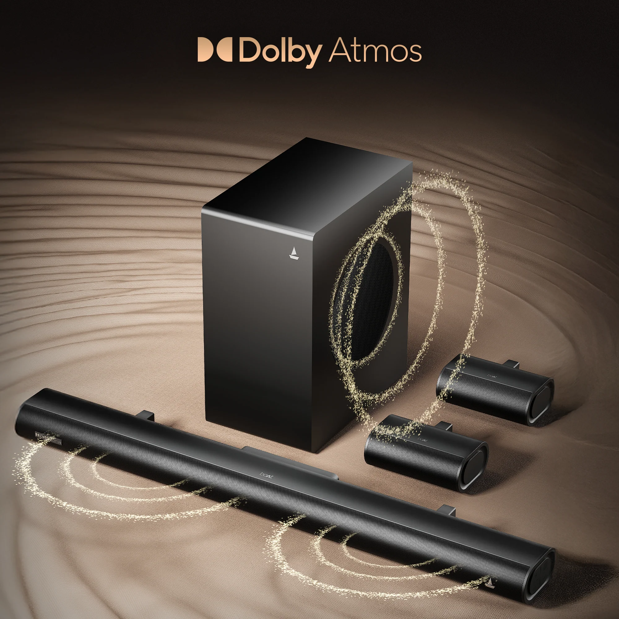 boAt Aavante Prime 5.1 5000DA 500W 5.1 Channel Soundbar - Image 2