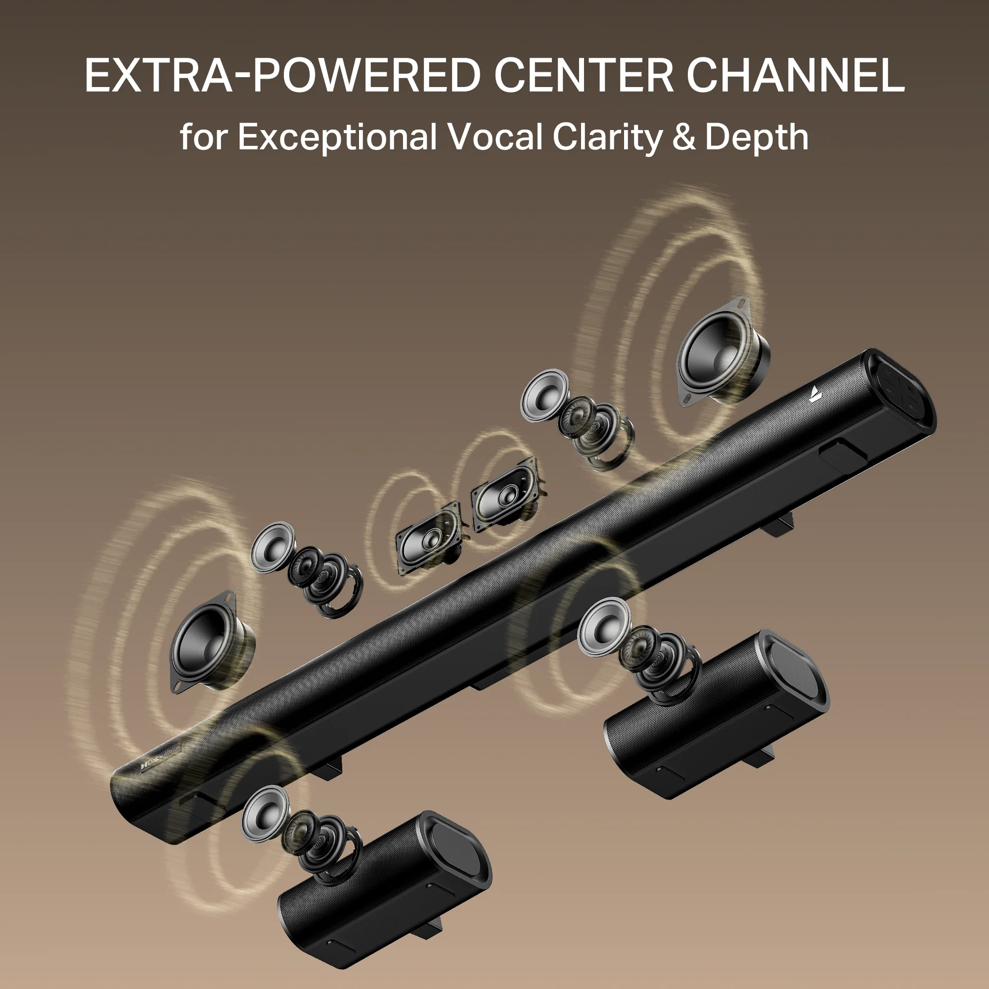 boAt Aavante Prime 5.1 5000DA 500W 5.1 Channel Soundbar - Image 5