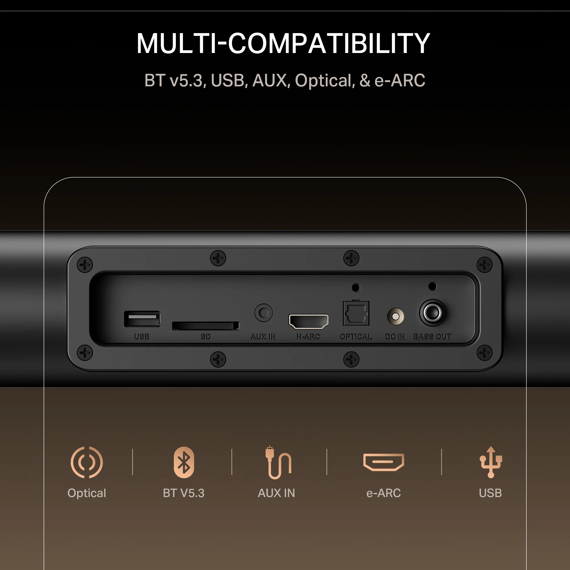 boAt Aavante Prime 5.1 5000DA 500W 5.1 Channel Soundbar - Image 7
