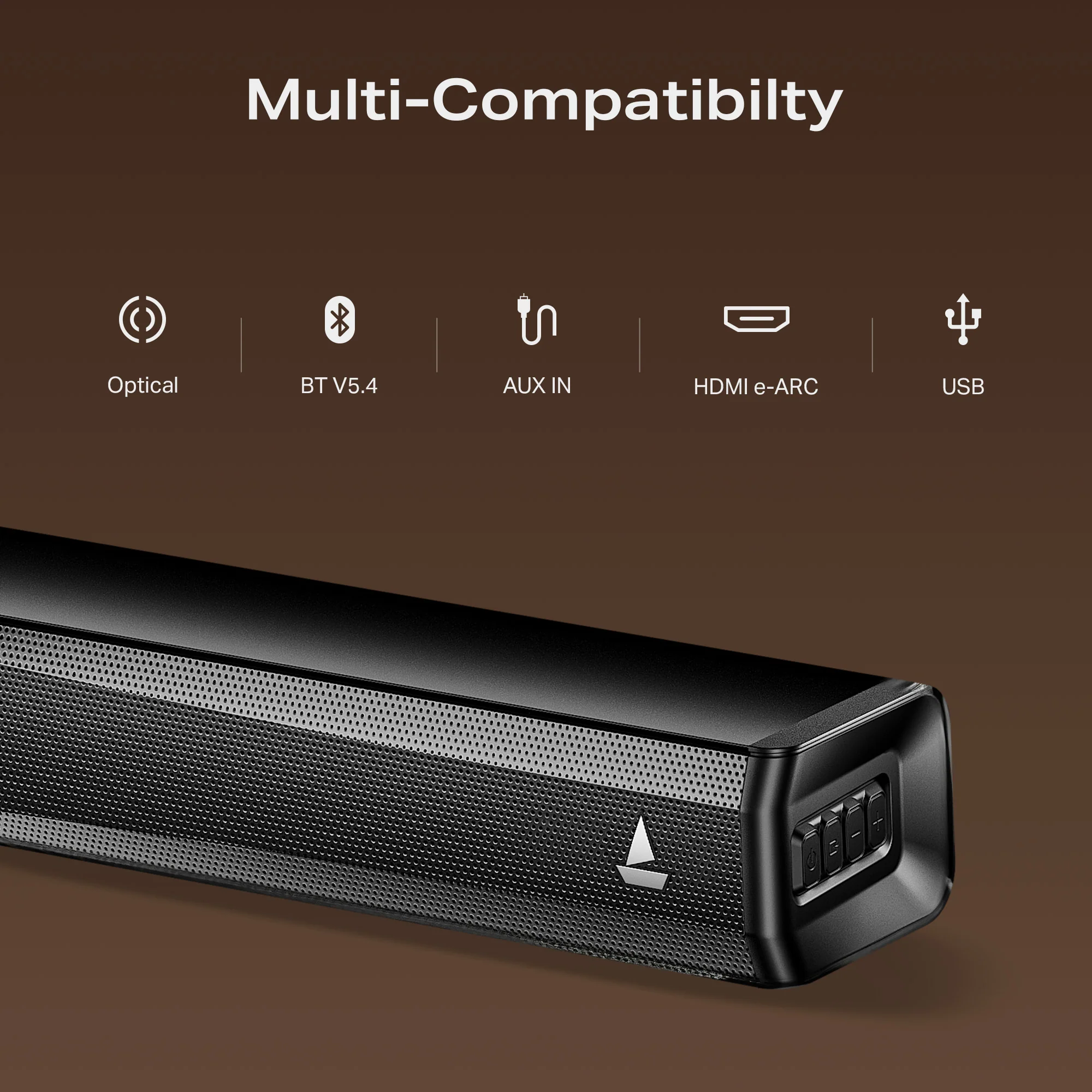 boAt Aavante Prime 5.1 7050D Premium Black 700W 5.1 Channel Dolby Audio Soundbar - Image 3