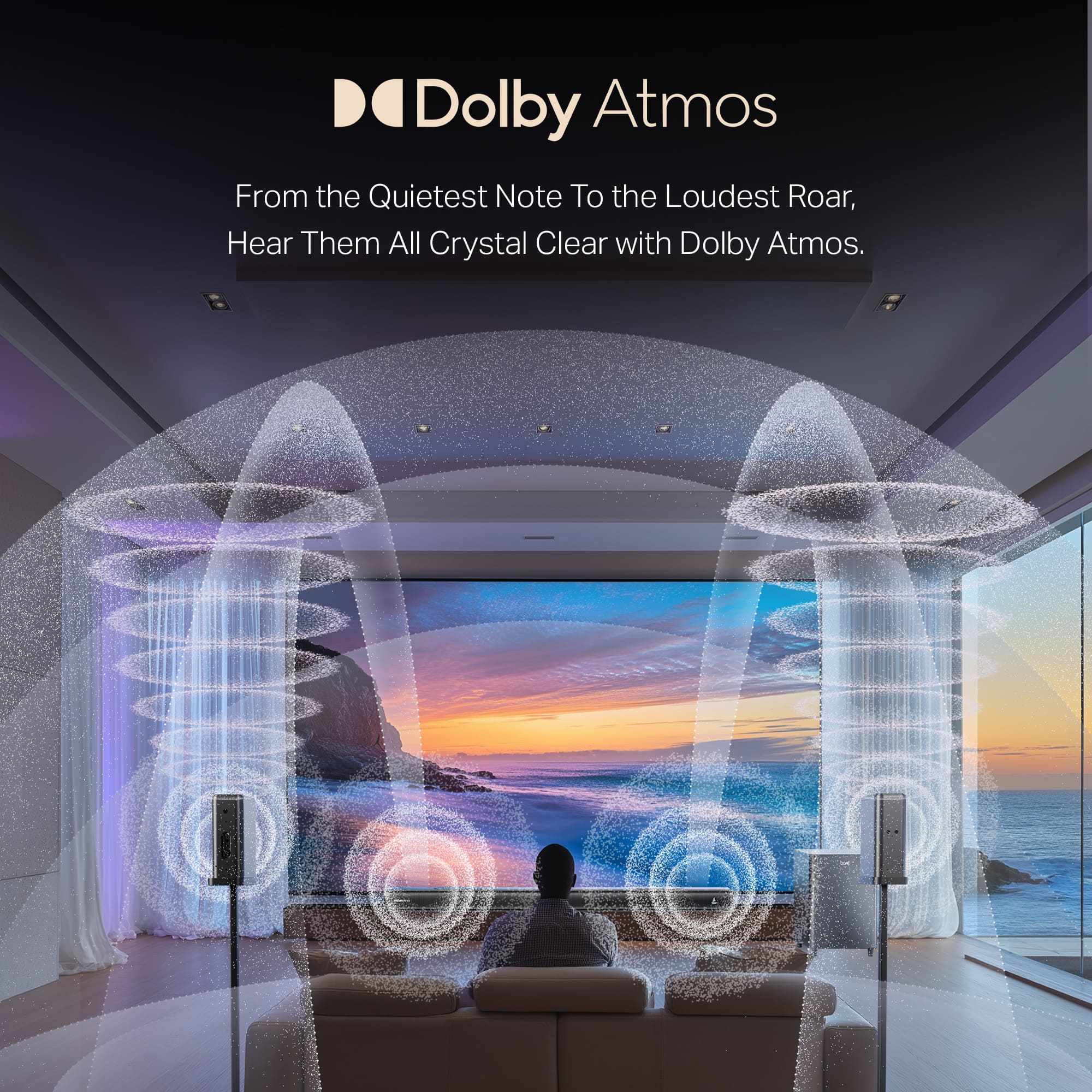 boAt Aavante Prime 7.1.4 7050DA Premium Black 700W RMS Soundbar with Dolby Atmos, Wired Subwoofers & Wireless Satellites - Image 7