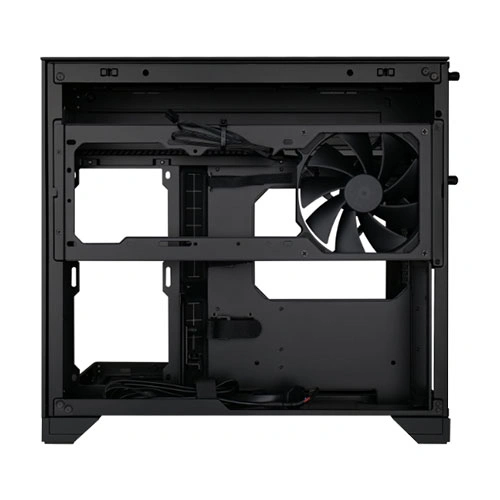 Lian Li O11 VISION-M M-ATX Mini Tower Tempered Glass Black Pc Cabinet With Pre-installed Fans ( G99-O11VMX-IN ) - Image 3