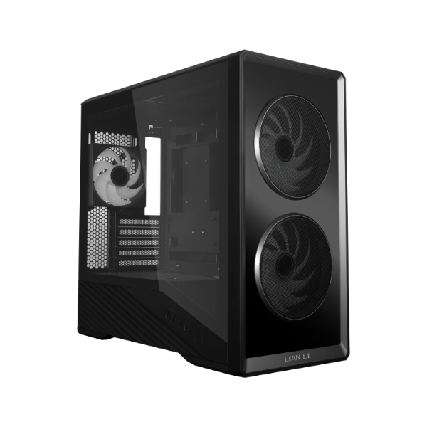 Lian Li Vector V150 INF M-ATX Mini Tower 4mm Tempered Glass Front And Side Panels Black Pc Cabinet With Pre-installed Fans ARGB Infinity Mirror Fans ( G99-V150INFX-IN ) - Image 2
