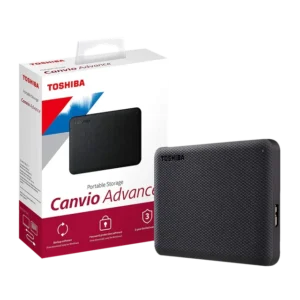 TOSHIBA Canvio Advance 2TB 2.5Inch SuperSpeed USB 3.2 Gen 1 ( USB 2.0 Compatible) Black Portable External Hard Drive ( HDTCA20AK3AA )