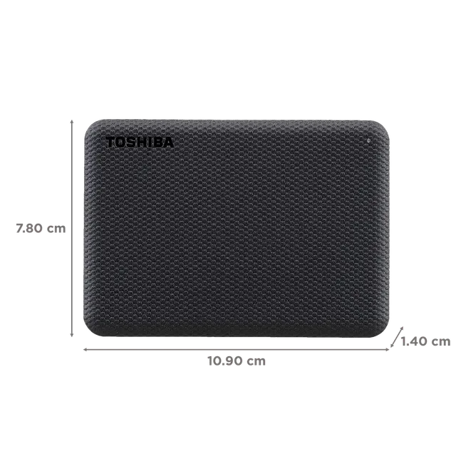 TOSHIBA Canvio Advance 2TB 2.5Inch SuperSpeed USB 3.2 Gen 1 ( USB 2.0 Compatible) Black Portable External Hard Drive ( HDTCA20AK3AA ) - Image 6