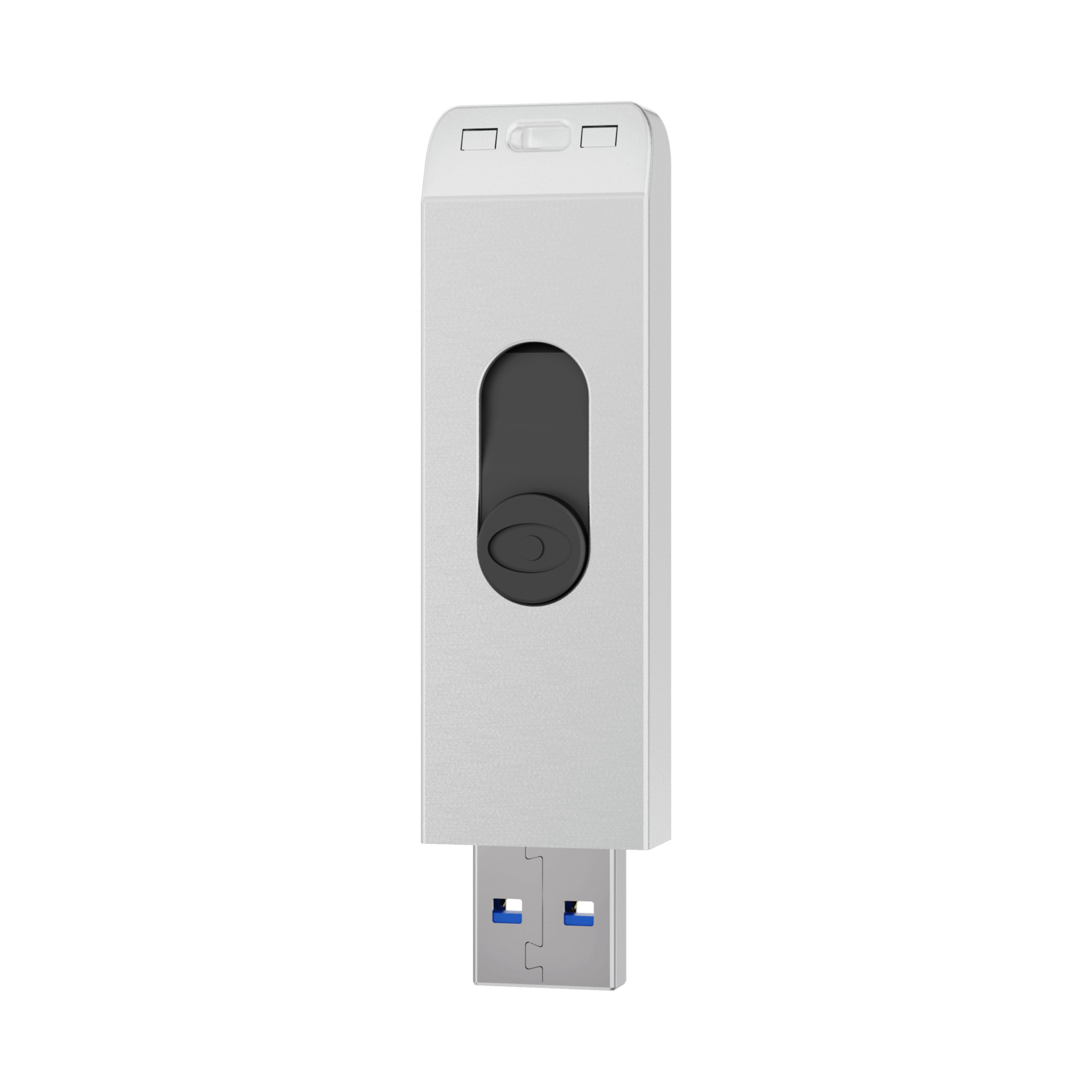 HP 819W 256GB USB 3.2 Silver Metal Case Flash Drives ( HPFD819W-256 ) - Image 3