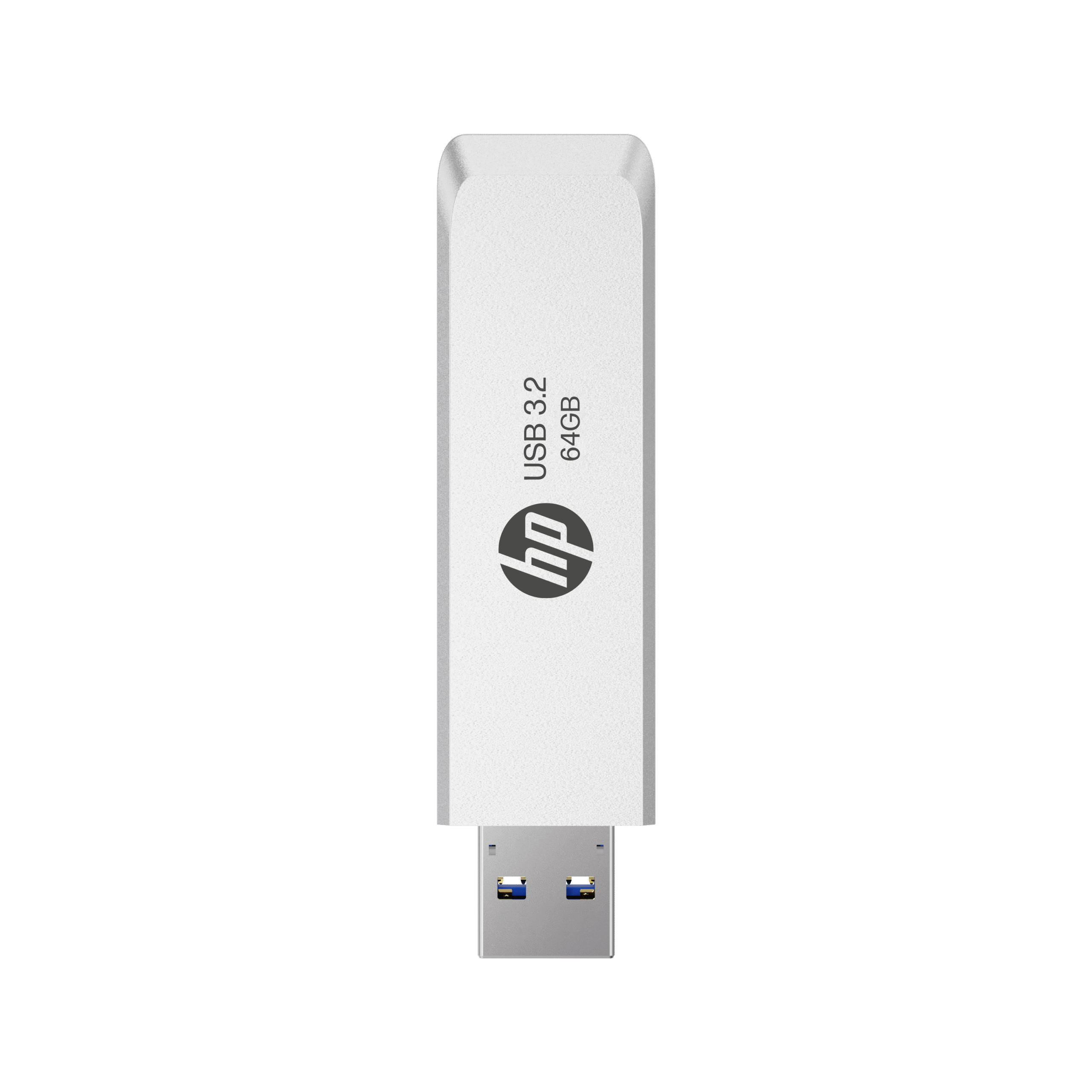 HP 819W 64GB USB 3.2 Silver Metal Case Flash Drives ( HPFD819W-64 ) - Image 2