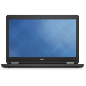 Dell Latitude E5550 Intel Core i5 5th Gen Cpu 15.6 inch Screen 8GB RAM 256GB SSD Black Refurbished Laptop With 1 year Warranty